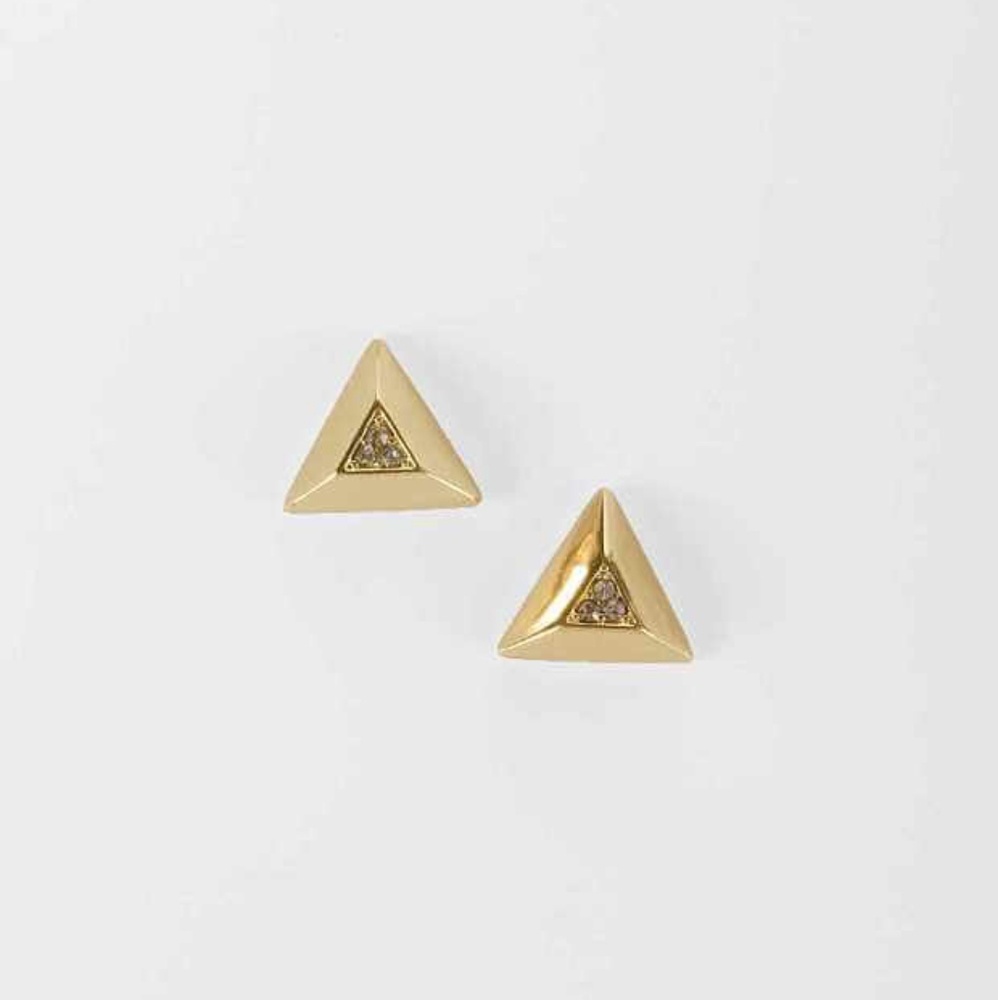 Triangle Stud Earrings